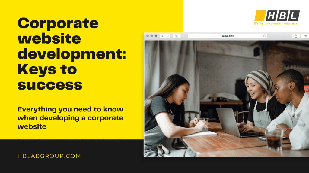 Corporate website development keys to success