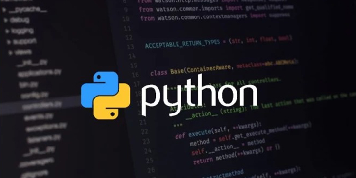 Python programming language used in web development