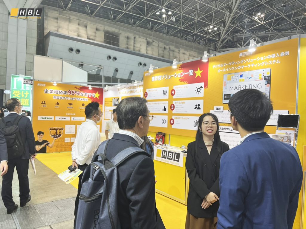 Hblab displays new solution at japan it week spring 2023