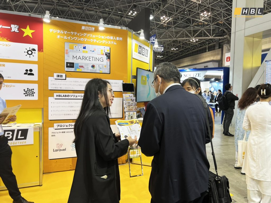 Hblab displays new solution at japan it week spring 2023