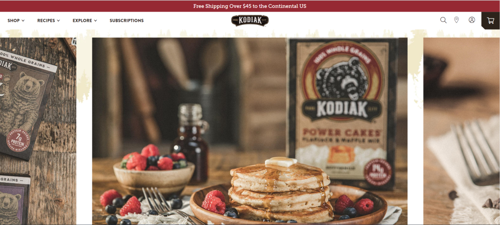  Cake Ecommerce web design