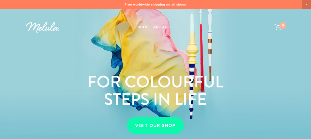 melula fashion ecommerce web design