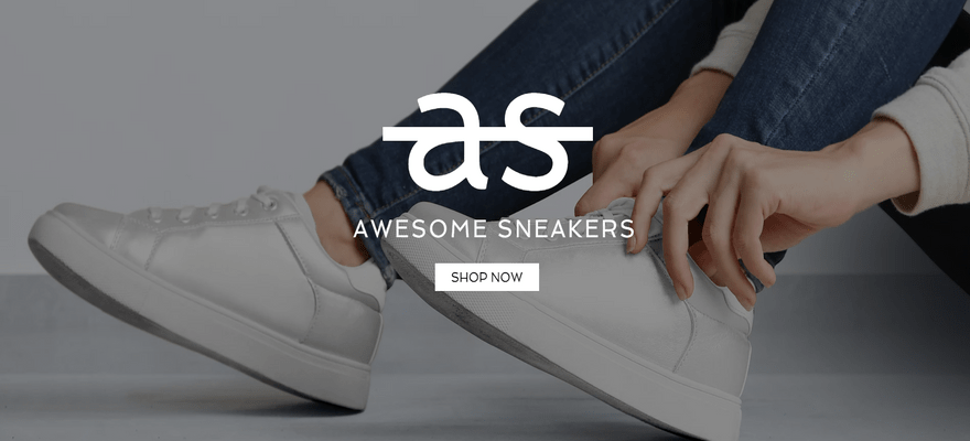 wix online store template awesome sneakers home