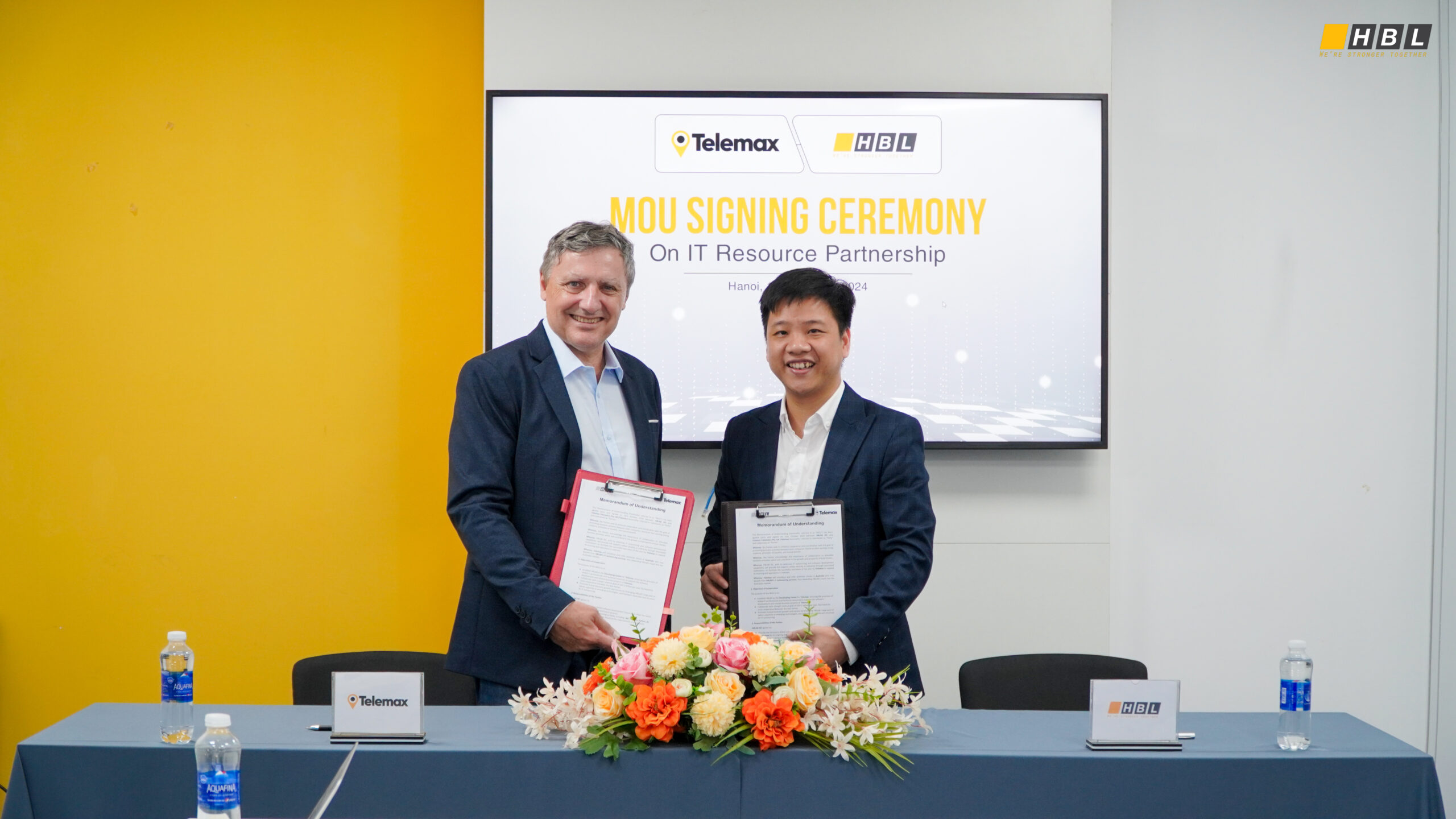 HBLAB Signs a Memorandum of Understanding (MOU) with Telemax