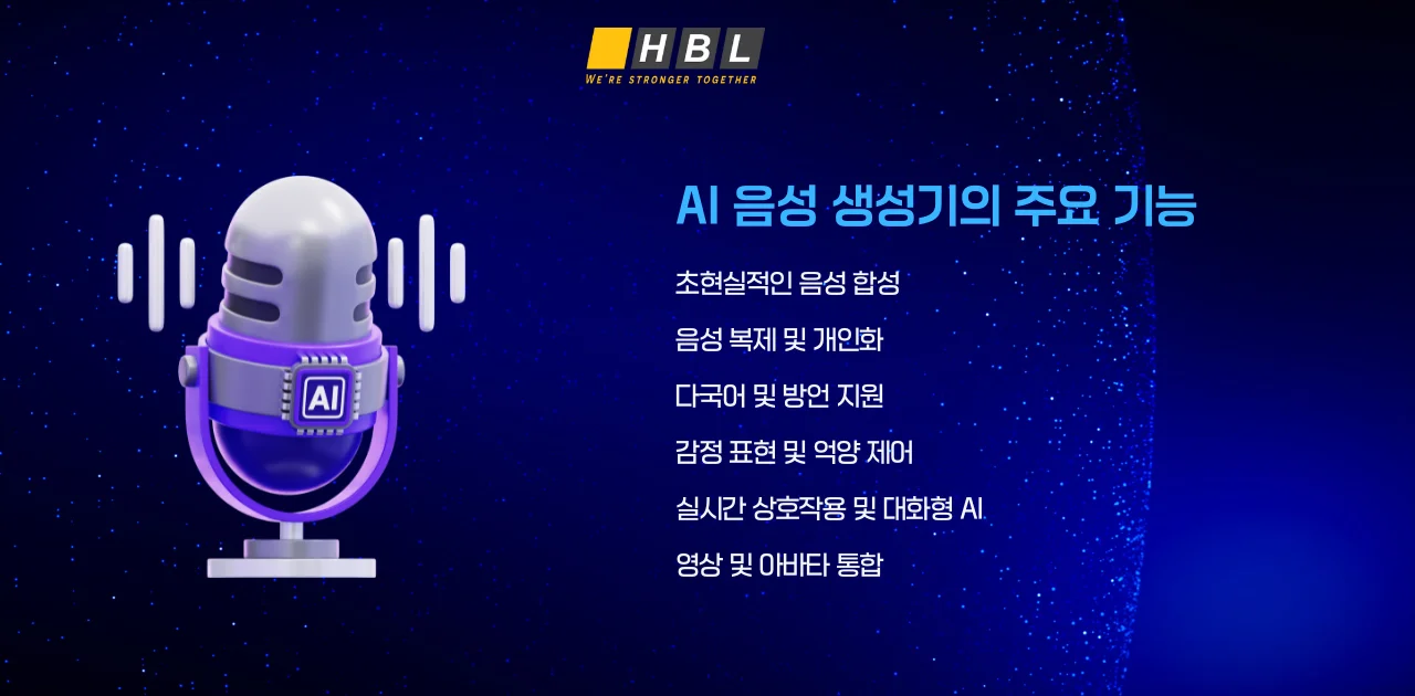 2025년 업데이트된 AI 음성 생성기 5가지 - 텍스트를 음성으로 변환 8 AI-음성-생성기-기능