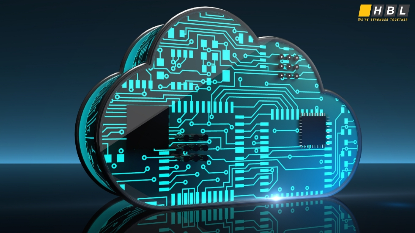 illustration of Cloud Computing