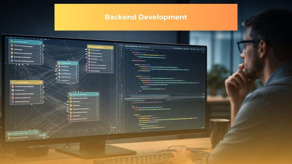 Illustration of Backend Development