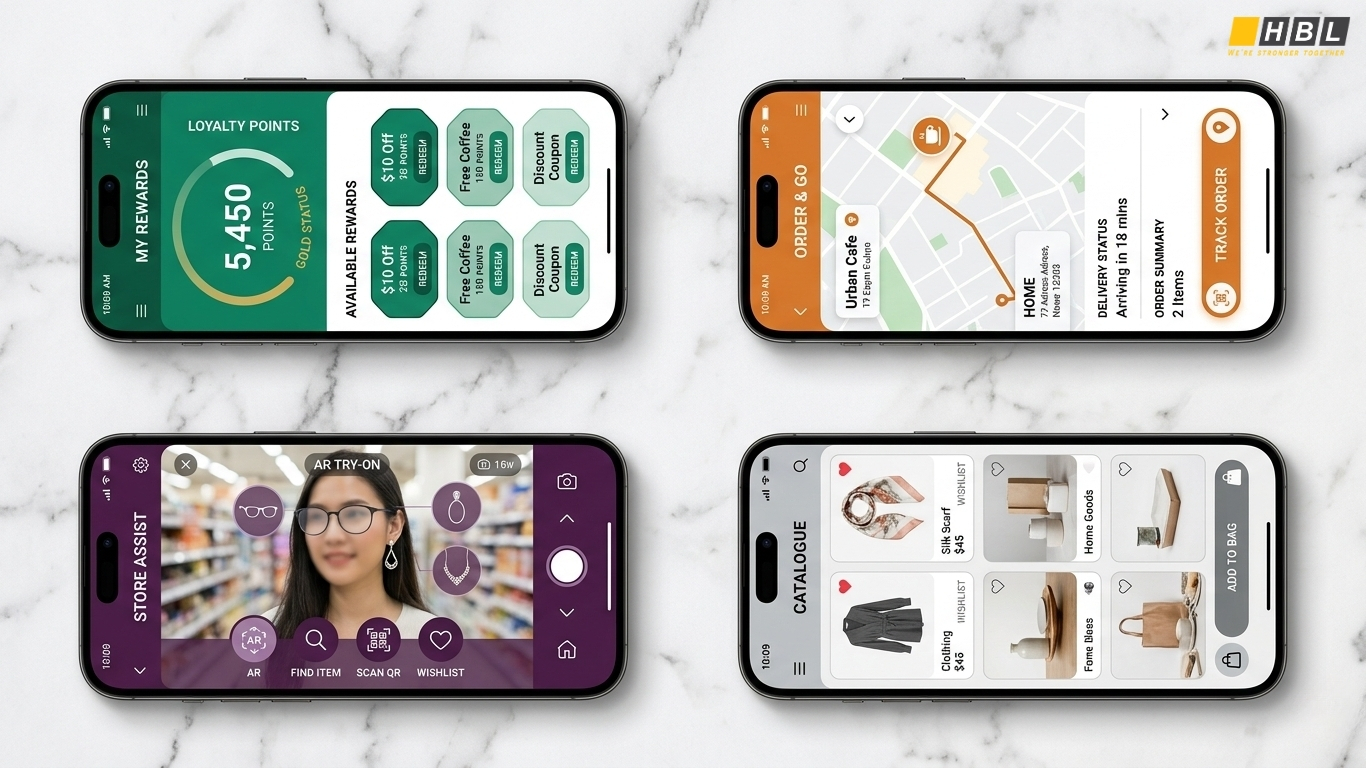 Not Every Retailer Needs a Retail Mobile Application. Here Is How to Know If You Do 8 Various retail mobile apps for loyalty order-ahead and in-store