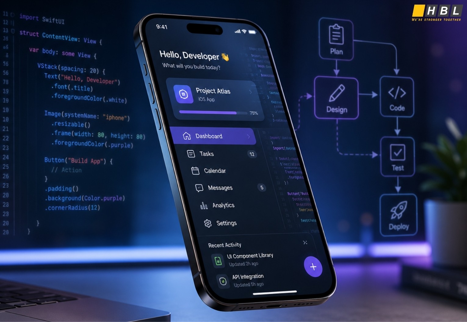 Mobile App Illustration